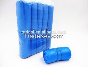 China Disposable new technology cpe shoe cover with elastic