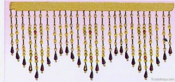 Decorative Glass Beaded Fringe, Manufacturer