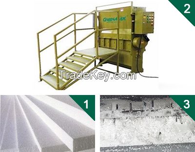 Greenmax Plastic Foam of Polystyrene Crusher