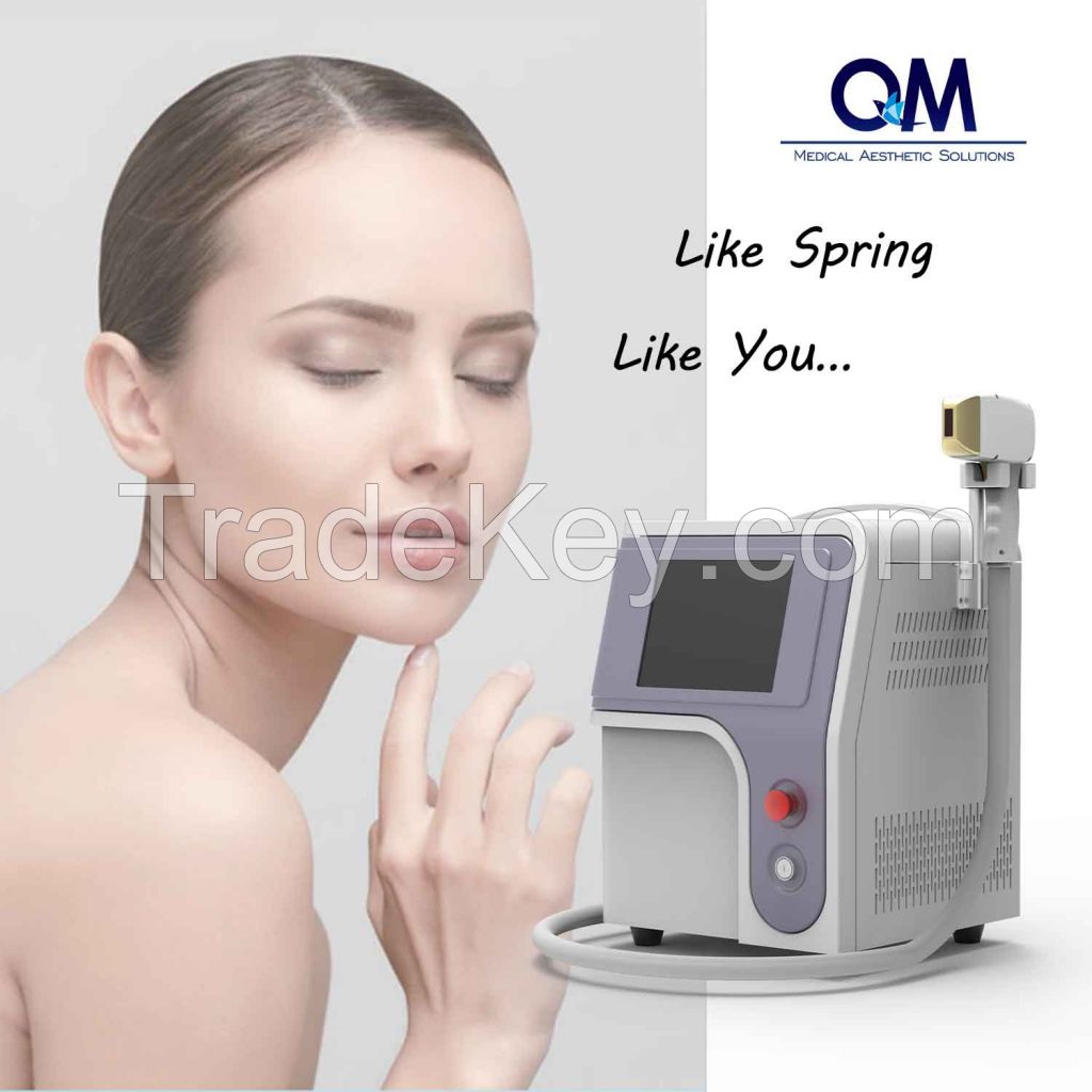 QM Hot Sale Effective 808nm Laser Permanent Hair Removal For Men