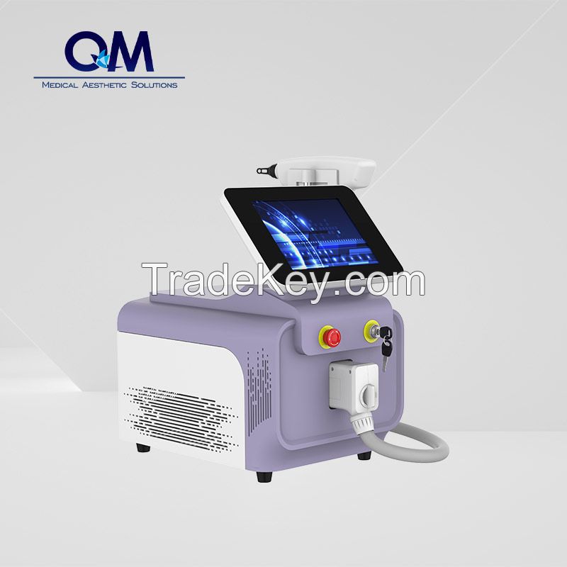 Portable Q-switch Nd:YAG Laser Tattoo Removal Pigmentation Removal Car