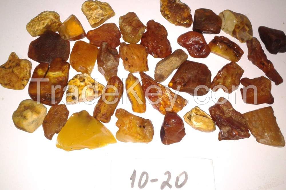 Raw Amber Stones