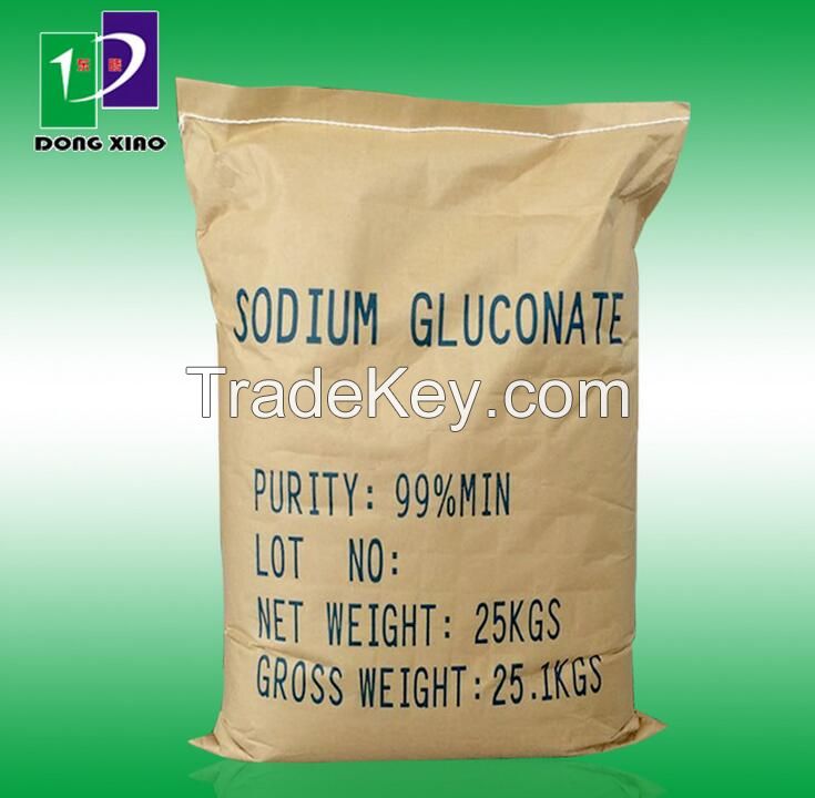 high quality 99% water reducing agent sodium Gluconate