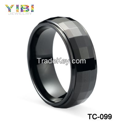 Newest Wholesale Multi-Faced 5 MM Tungsten Ring