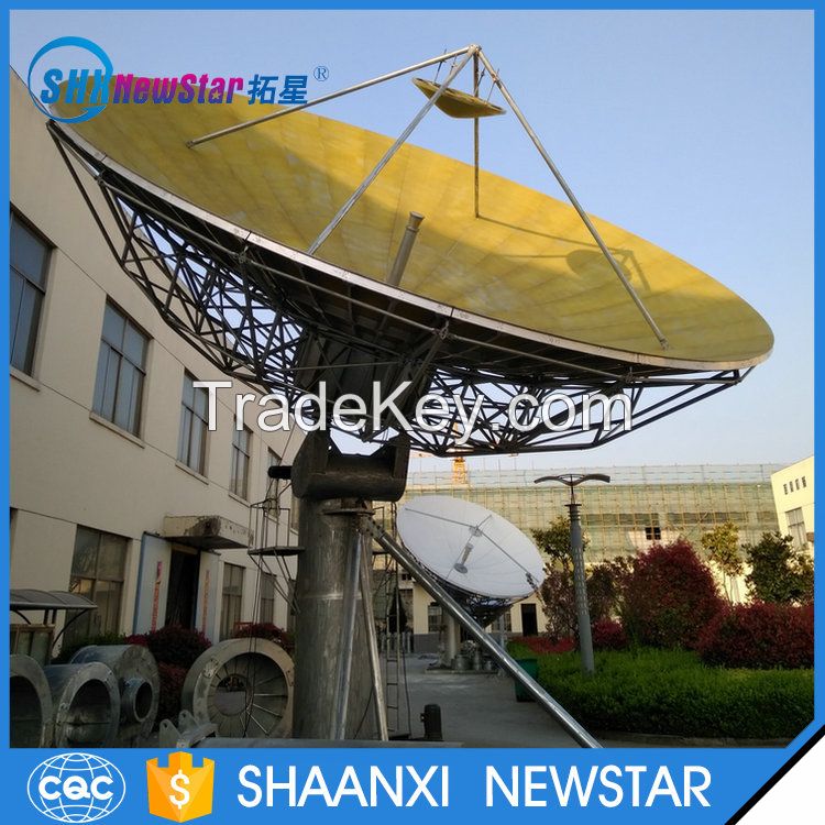 9.0 meter Cassegrain satellite antenna for c band and ku band