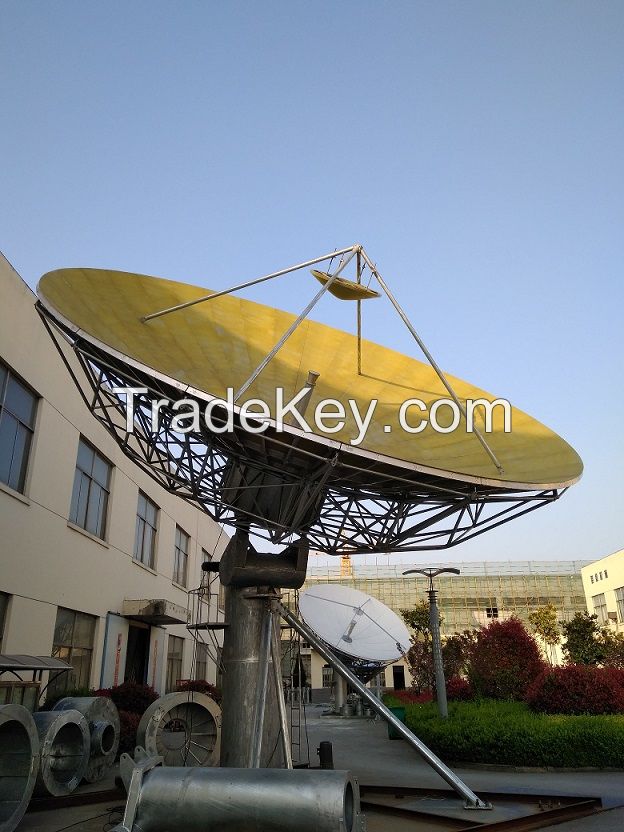 9.0m Cassegrain satellite antenna for c band and ku band