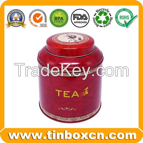 Tea Tin, Tea Box, Tea Caddy, Tin Tea Can, Tin Tea Box