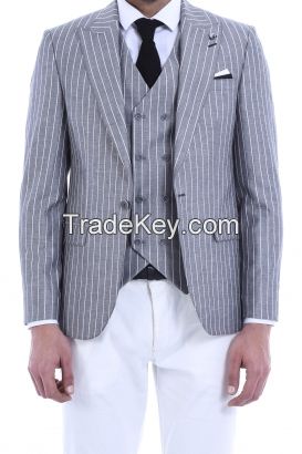 3 pieces vested suit