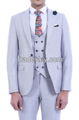 3 pieces vested suit