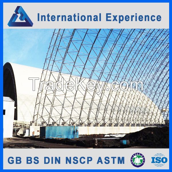 Prefabricated Dome Coal Storage Space Frame Systems