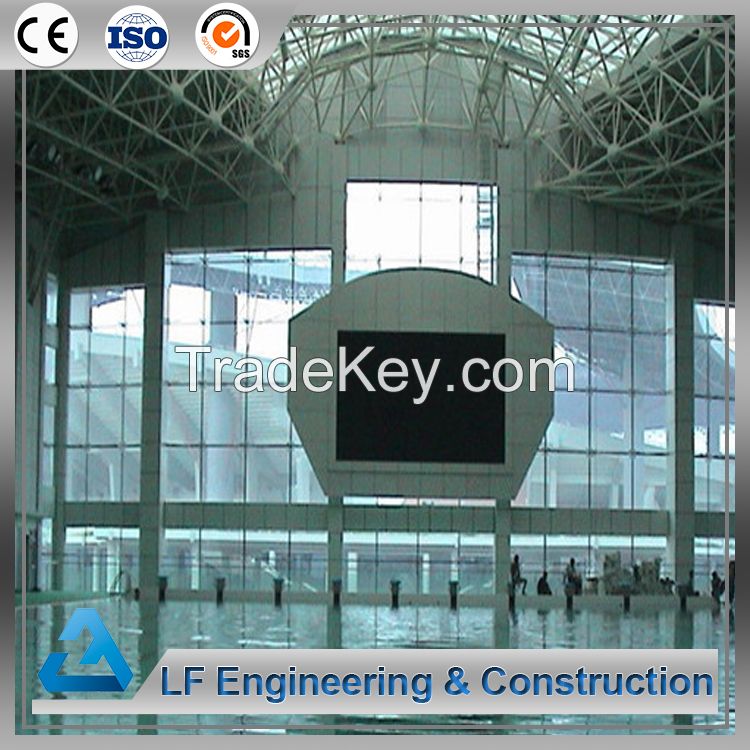 Light Steel  Swimming Pool Canopy Prefabricated Construction Materials