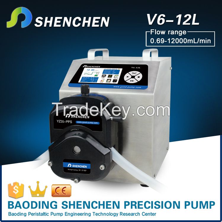 Flow rates peristaltic pumpV6-3L/6L/12L