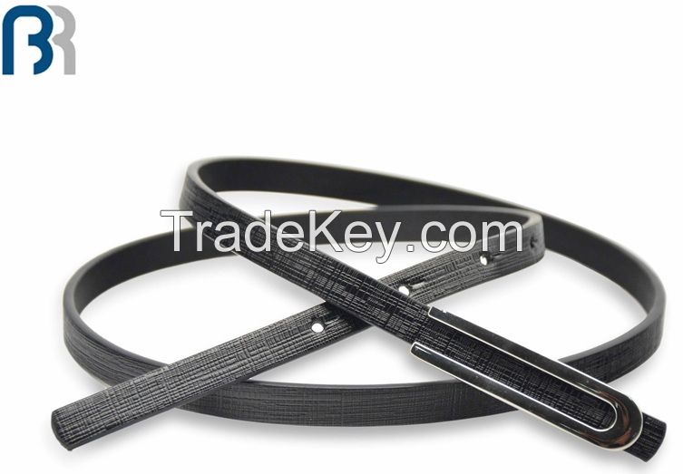 Fashion Black PU Belt