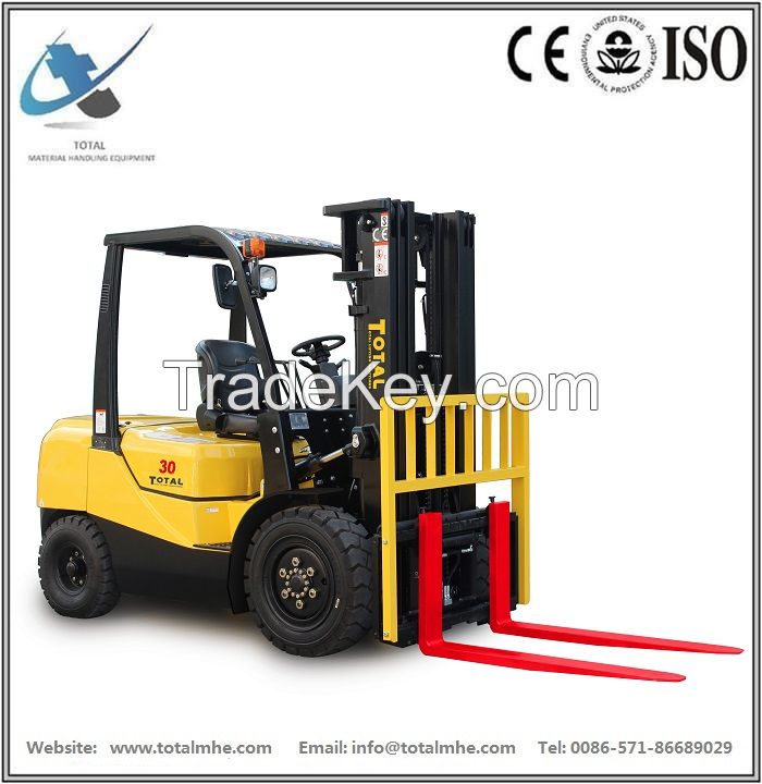 3t Diesel Forklift With Japanese Isuzu C240 Engine