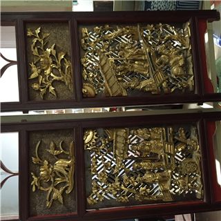 china traditional brick &carving brick stone and art silk 