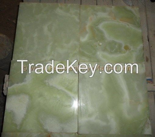 PURE GREEN ONYX TILES COLLECTION