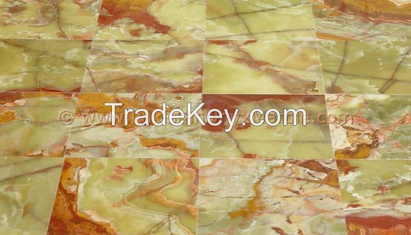 MULTI GREEN ONYX TILES COLLECTION