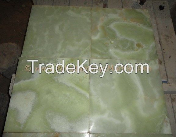 PURE GREEN ONYX TILES COLLECTION