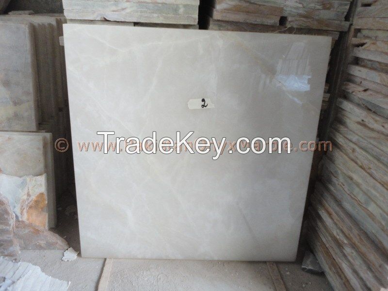 PURE WHITE ONYX TILES COLLECTION