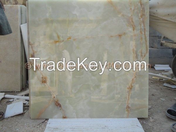 LIGHT GREEN ONYX TILES COLLECTION