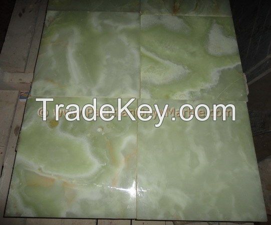 PURE GREEN ONYX TILES COLLECTION
