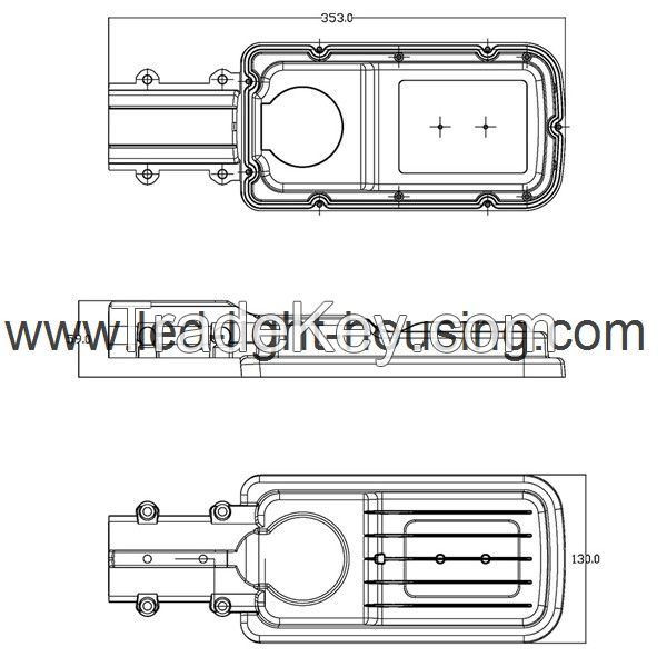 LED Street Light Housing MLT-SLH-20A-I 