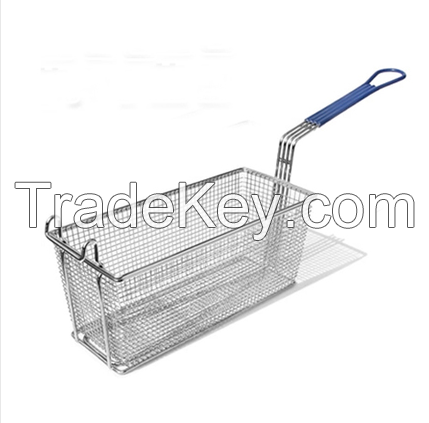 Eco-Friendly Non-stick electroplated Treatment French Fry Basket