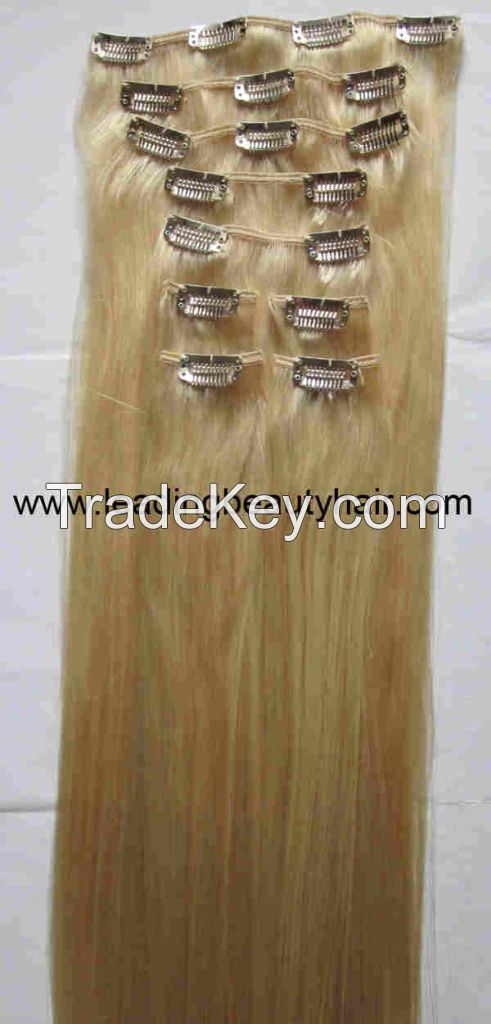 Remy clip in hair extensions