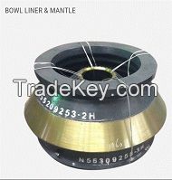 BOWL LINER AND MANTLE FOR CONE CRUSHER OR&Acirc;&nbsp;GYRATORY CRUSHER