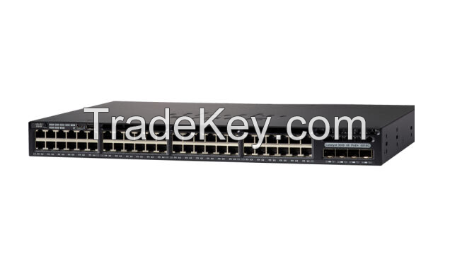 Layer 2 Cisco Modular Switches WS-C3650-48TD-S Catalyst 3650 48 Port Data 2x10G Uplink IP Base