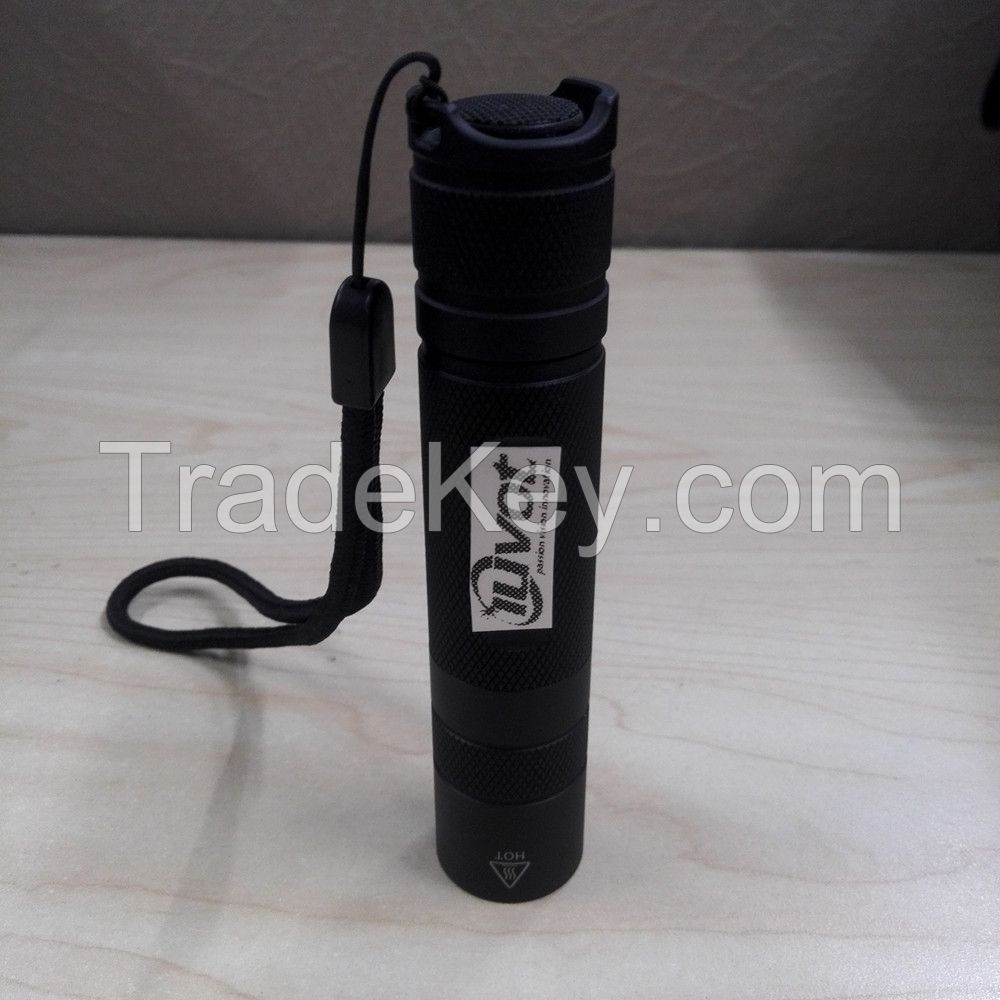 Korea imported SVC rechargeable uv led flashlight