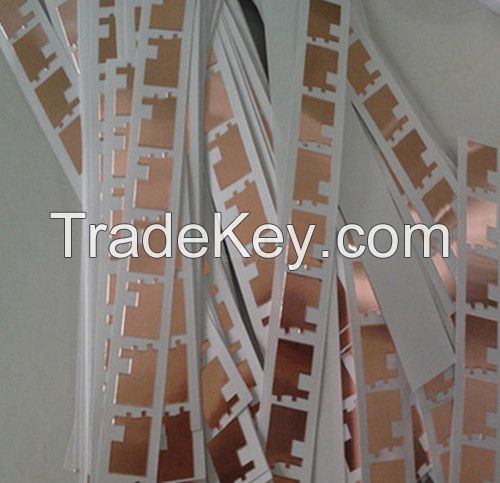 Manufacturer die-cutting thin conductive self-adhesion copper foil sheet for PCB conductor