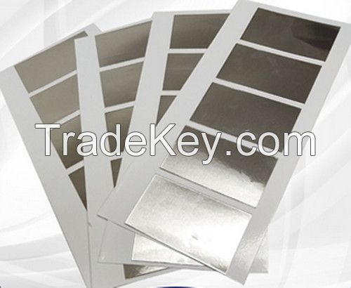 Manufacturer die-cutting any shapes self-adhesive aluminum foil sheet 