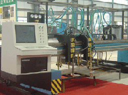 Numerically controlled cutting machine