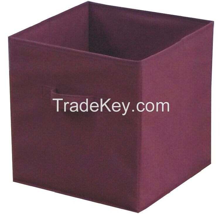 Home Storage Box Household Organizer Fabric Cube Bins Basket Container