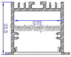 DIY LED strip light extrusion bar LED aluminium profile channel