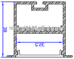 DIY LED strip light extrusion bar LED aluminium profile channel