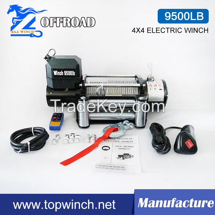 9500lbs DC12V/24V Electric Winch