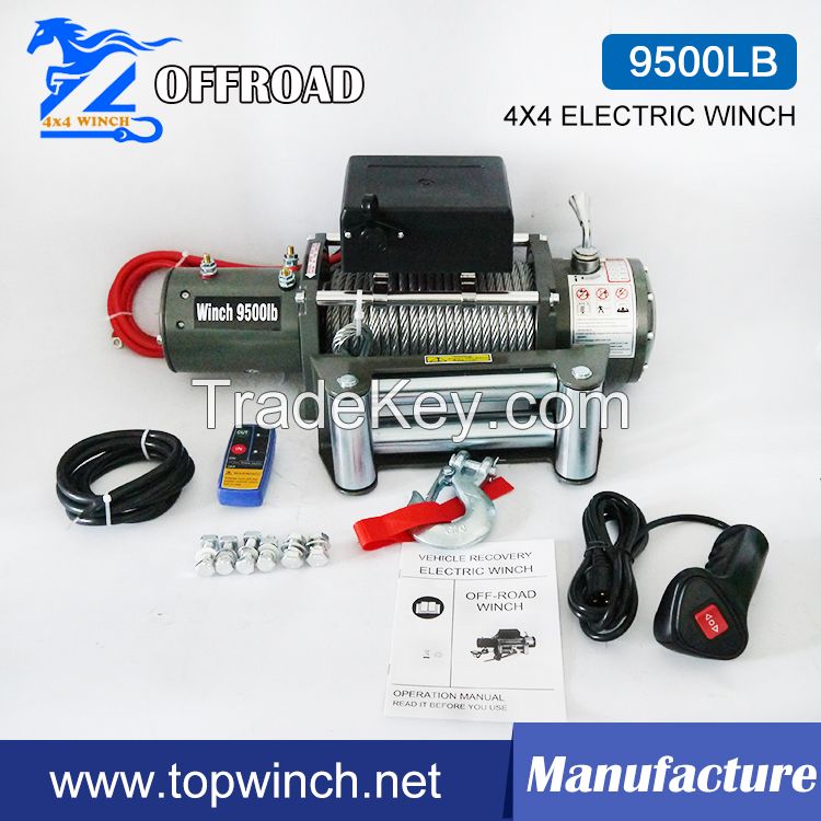 9500lbs DC12V/24V Electric Winch