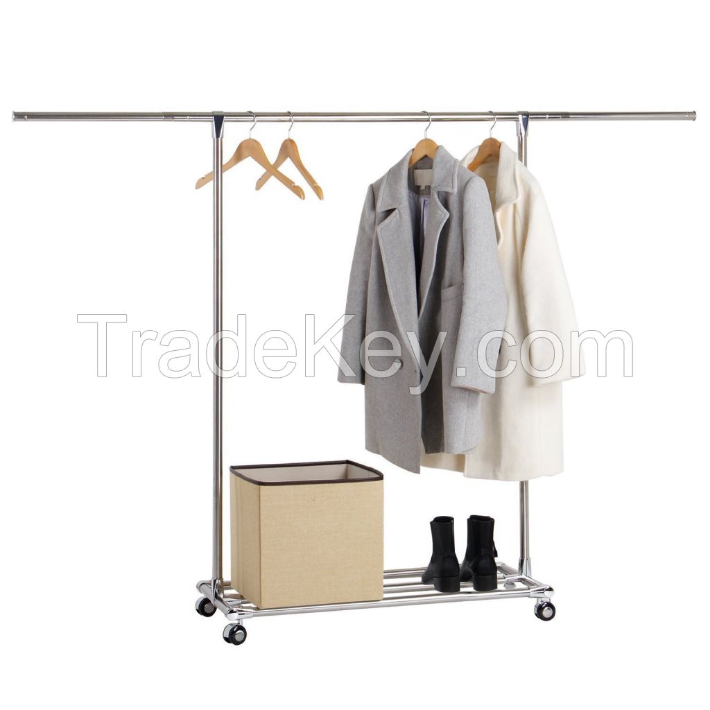 Lifewit Stainless Steel Rolling Movable Garment Rack