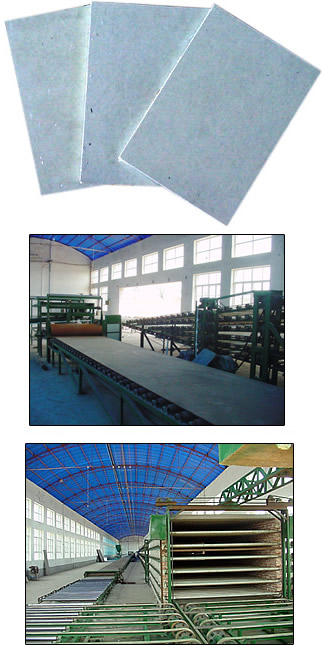 Gypsum board production line