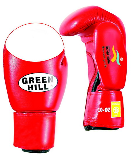 GREEN HILL AIBA Approved Boxing Gloves TIGER made of cow hide leather soft inner