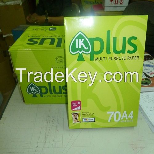 Double A A4 Size Copy Copier Paper 80 GSM From Thailand