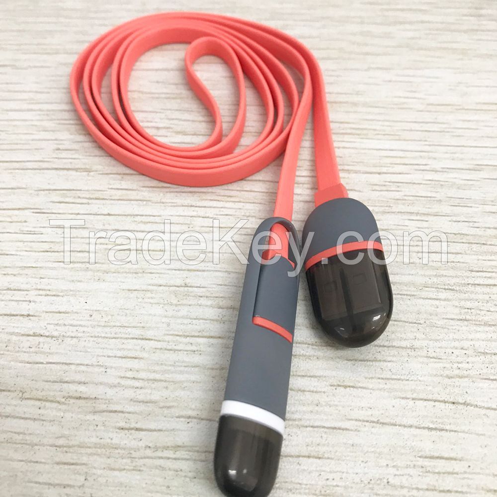 Custom logo usb cable 2 in 1 for newbook