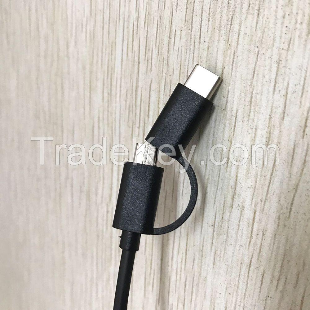 Best price 2 in 1 usb cable micro  type c usb cable