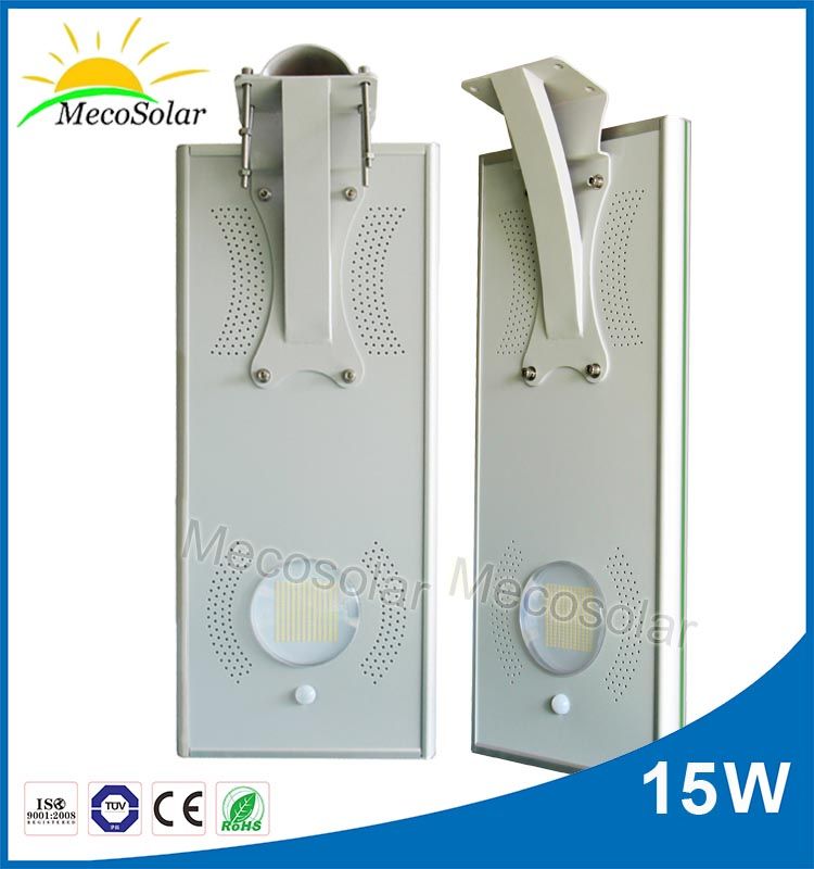 15W all in one integrated solar street light