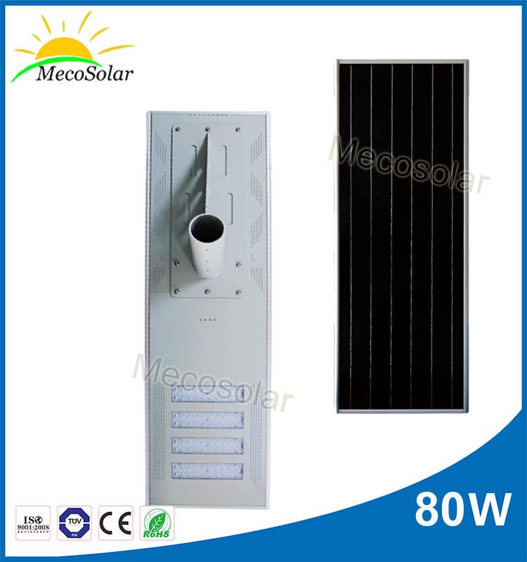80W all in one integrated solar street light