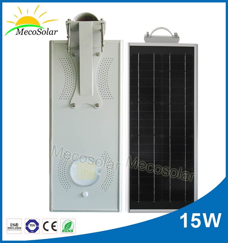 15W all in one integrated solar street light