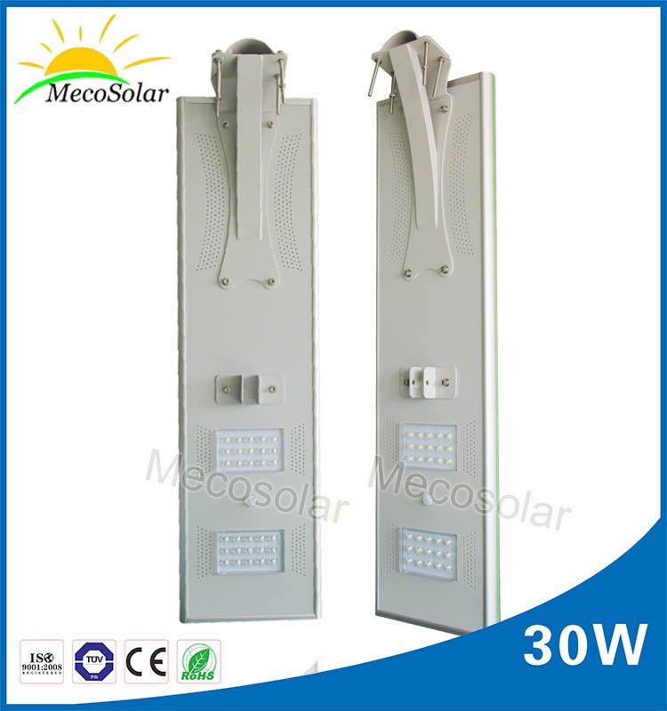 30W all in one integrated solar street light