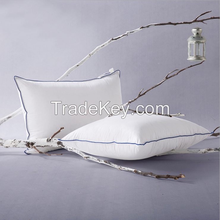 China Supplier White Home Bedding Pillows and pillow cases 100% cotton bulk